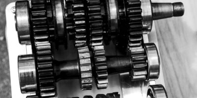 Getriebe eines Motorrads